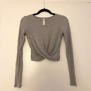ALO Yoga Cover Long Sleeve Crop Top